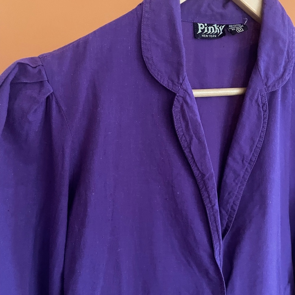 80s Royal Purple jacket made by "Pinky" medium